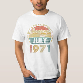 53:e födelsedagen Manar Fantastisk 1971 T Shirt
