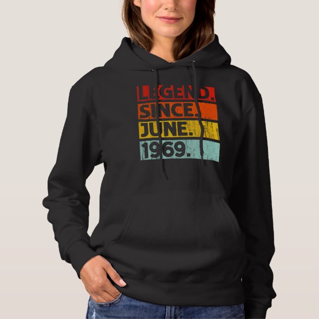 53:e födelsedagslätten sedan juni 1969 53 år gamma t shirt (Framsida)
