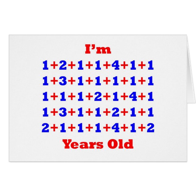 53 gammala år! hälsningskort (Framsidan Horizontal)