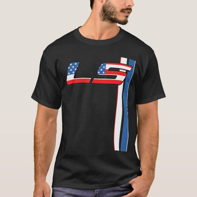 53L LS 427 V8turbo Dragbil present T Shirt (Framsida)