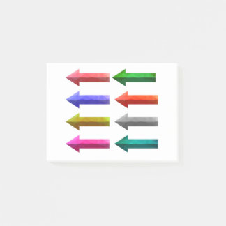5424Färgad pilar Post-it Block