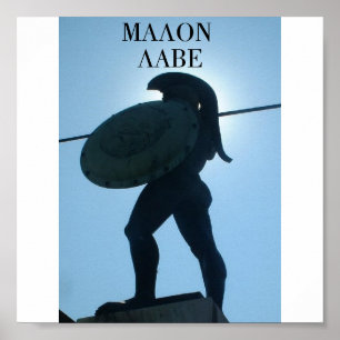 545_King_Leonidas_statue MALON LABE Poster