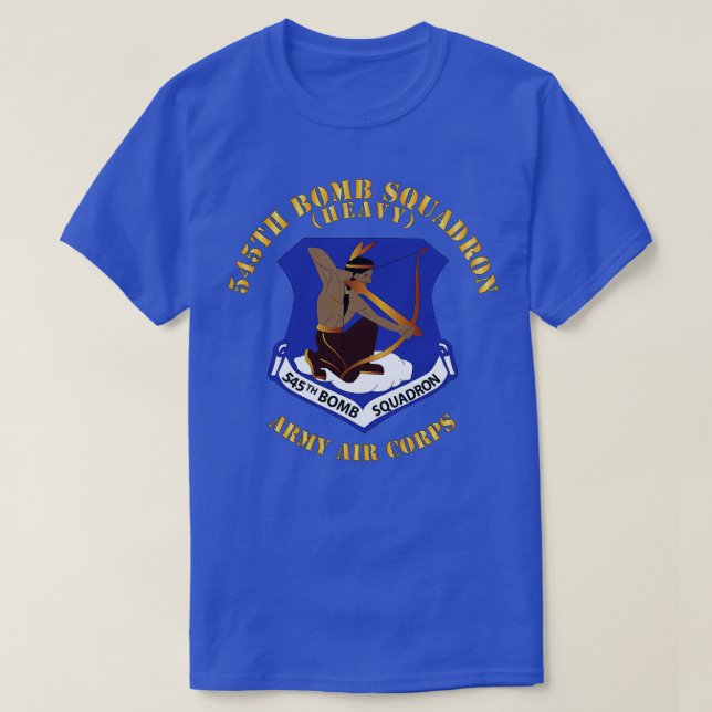 545th Bomb Squadron X T Shirt (Design framsida)