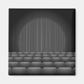 5460Grått-ridå Magnet