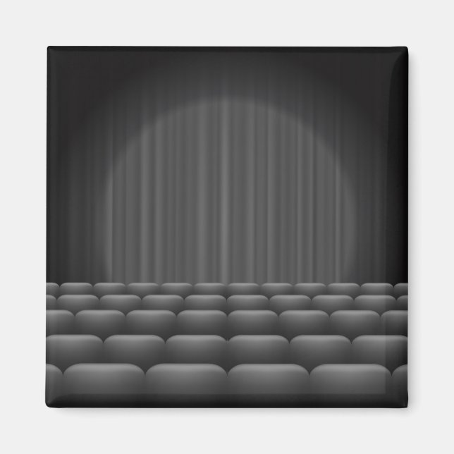 5460Grått-ridå Magnet (Framsidan)