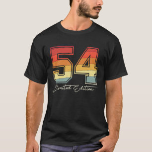 54 år gammal min 54:e födelsedag Retro-Vintage 197 T Shirt