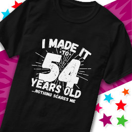 54 år gammalt sarkastiskt minne funny 54:e födelse t shirt