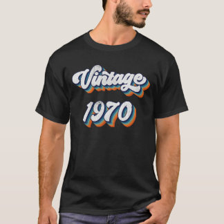 54-åriga Manar-Vintagen för kvinnor 1970, 54:e föd T Shirt