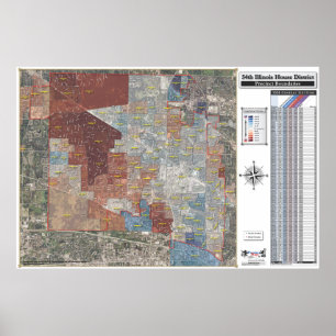 54:e distriktet Illinois - 2008 års general Poster