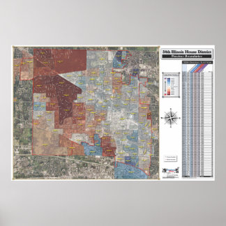 54:e distriktet Illinois - 2008 års general Poster