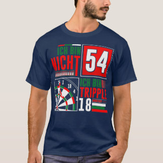 54:e födelsedag Darts Funny som säger Darts Ord T Shirt