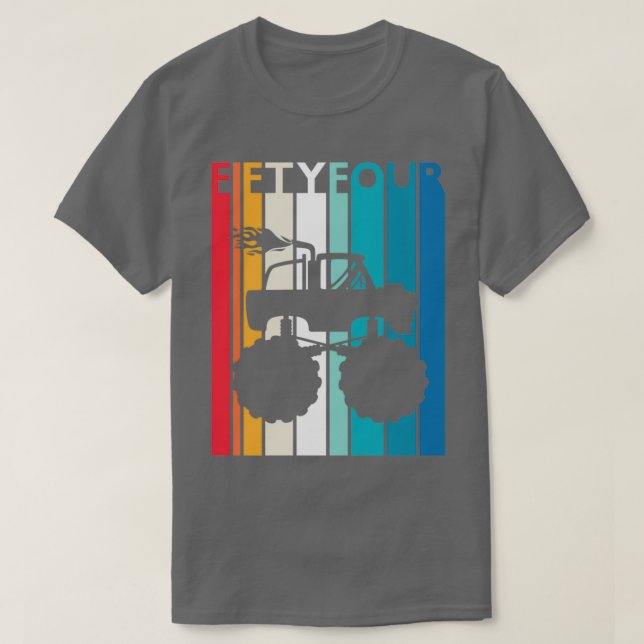 54:e födelsedag Gift Monster Lastbil Shirt 54 år g T Shirt (Design framsida)