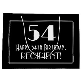 54:e födelsedagen: Art Deco Inspired Stil "54", Na