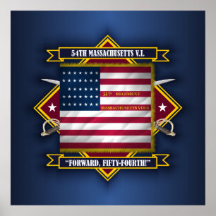 54:e Massachusetts V.I. Poster
