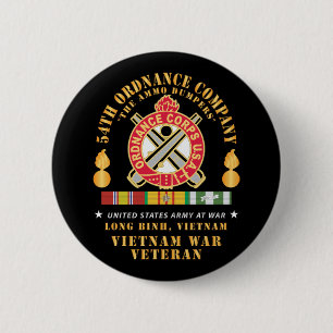 54:e Ordnance Company - ORD Emblem - Ammo Dumpers Knapp