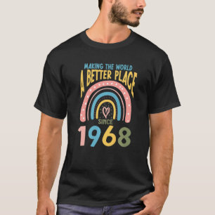 54 Födelsedag Skapar världen ett bättre ställe sed T Shirt