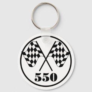 550 Kontrollerat Flaggor Nyckelring