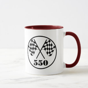 550 rutiga flaggor mugg