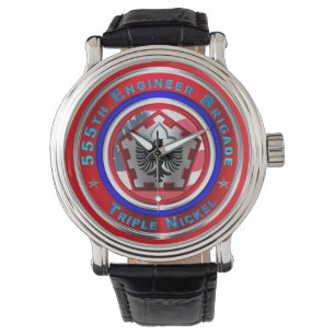555:e ingenjörsbrigaden “Triple Nickel” Armbandsur