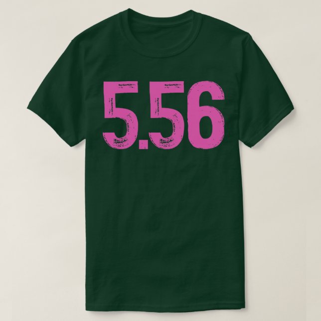 556 mm kaliber 1 t shirt (Design framsida)