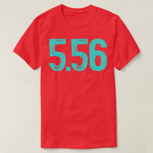 556 mm kaliber t shirt (Design framsida)