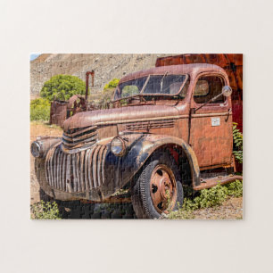 5592-Vintagars Rusty Old Lastbil Puzzle Pussel