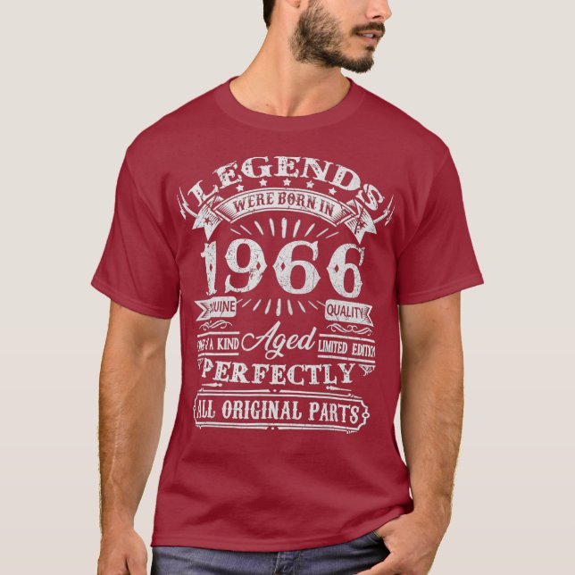 55 år gamla presenter föddes 1966, 55:e t shirt (Framsida)