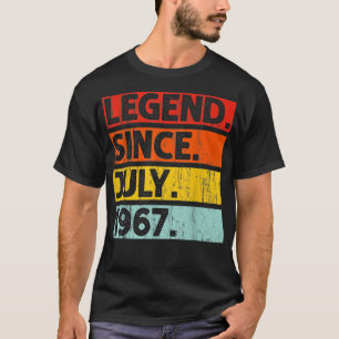 55 år gamla presenter sedan juli 1967 55:e bir t shirt