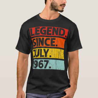 55 år gamla presenter sedan juli 1967 55:e bir t shirt