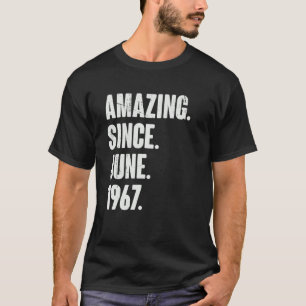 55 år gammal 55:e Fantastisk sedan juni 1966 T Shirt