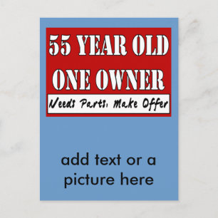 55 år gammal, en ägare - behöver reservdelar, erbj vykort