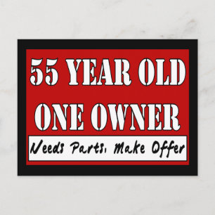 55 år gammal, en ägare - behöver reservdelar, erbj vykort