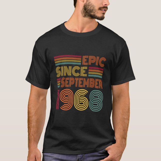 55 år gammal epidemi sedan september 1968 55:e föd t shirt (Framsida)