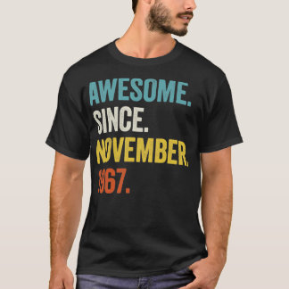 55 år gammal Fantastisk sedan november 1967 55:e f T Shirt