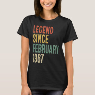 55 år gammal sjukdom sedan februari 1967 55:e föds t shirt
