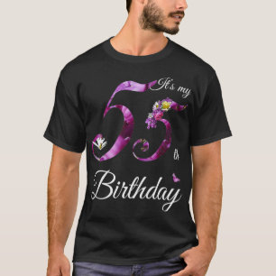 55-årig Blommigt 1967 Det är min 55:e födelsedagsg T Shirt