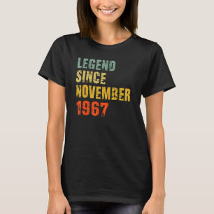 55 års ålder sedan den 1 november t shirt