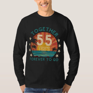 55 års Kärlek: Alltid tillsammans - Firande T Shirt