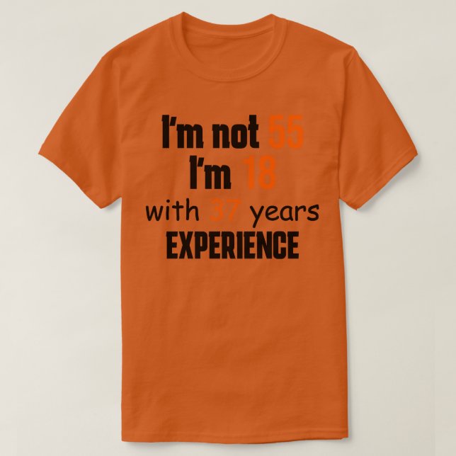 55-årsdag 1 t shirt (Design framsida)