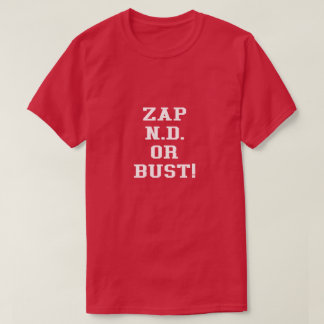55-årsjubiléet Zap to N.D. eller Bust Reproduction T Shirt