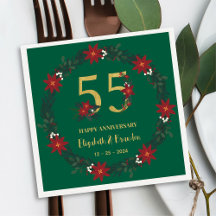 55-årsjubileum Personlig Julblöjor