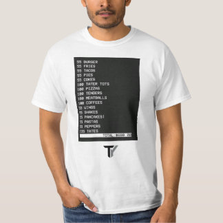 55 Burgare 55 pommes frites skämt t-shirt
