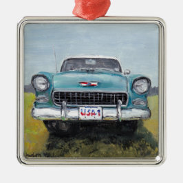 "55 Chevy Car Art Ornament