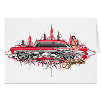 55 chevy car.jpg hälsningskort