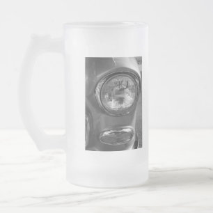 55 Chevy Headlight Grayscale Frostat Ölglas