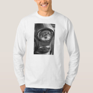 55 Chevy Headlight Grayscale T-shirt