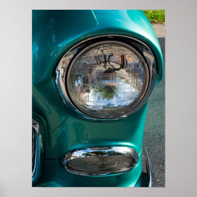 55 Chevy Headlight Poster (Framsidan)