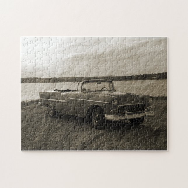 "55 Chevy Puzzle Pussel (Horisontell)