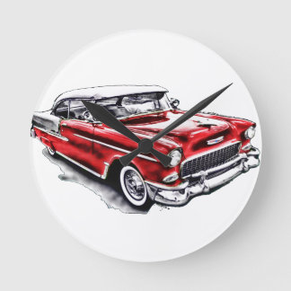 55 Chevy Rund Klocka