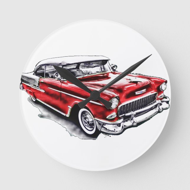 55 Chevy Rund Klocka (Framsida)